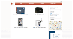 Desktop Screenshot of dombrechtsafes.eu